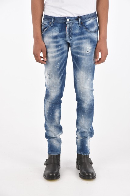 DSQUARED2 ディースクエアード Blue デニム S74LB0846 S30342 470 メンズ 15,5CM VINTAGE EFFECT JEANS 【関税・送料無料】【ラッピング