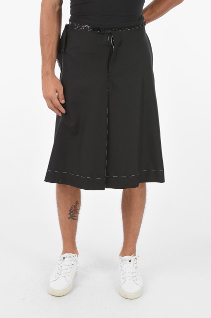 MAISON MARGIELA メゾン マルジェラ Black ＆ White パンツ S67MU0022 S49892 900 メンズ MM10 DOUBLE LAYER SKORT 【関税・送料無料】【