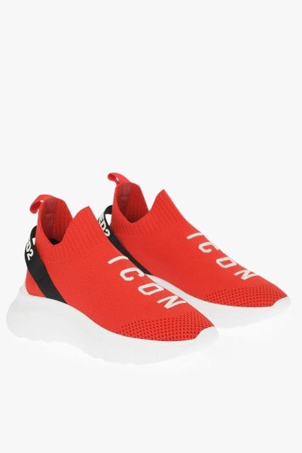 DSQUARED2 ディースクエアード Red スニーカー SNW0124 59203961 M818 レディース ICON CONTRASTING SOLE SPEEDSTER SOCK SNEAKERS 【関