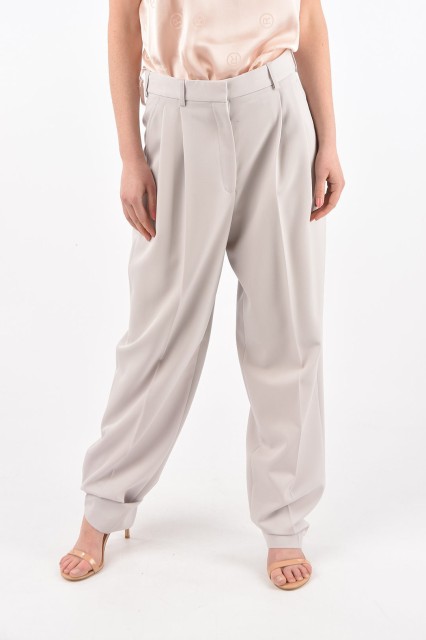 STELLA MCCARTNEY ステラ マッカートニー Gray パンツ 602899SPA281401 レディース WOOL HIGH WAIST DOUBLE PLEAT TROUSERS 【関税・送料