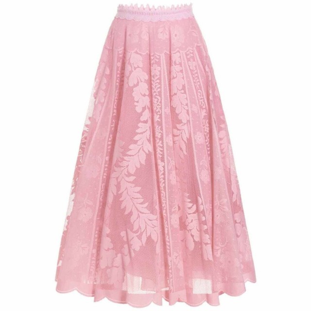 GIAMBATTISTA VALLI ジャンバティスタ ヴァリ Pink Macrame’ skirt スカート レディース 春夏2022 22SSSVCA2033B3MAC4509 【関税・送料