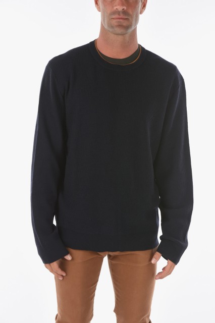 ERMENEGILDO ZEGNA エルメネジルド ゼニア Midnight blue ニットウェア 111 UYM98 B09 メンズ ZZEGNA CREW-NECK WOOL SWEATER 【関税・送