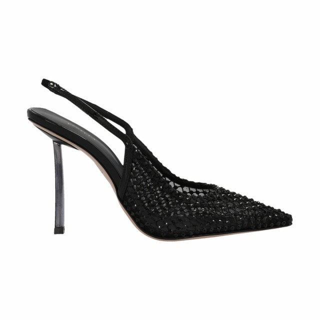 LE SILLA レ シーラ Black Gilda’ slingbacks パンプス レディース 秋冬2022 2299U090P1PPCAY933 【関税・送料無料】【ラッピング無料