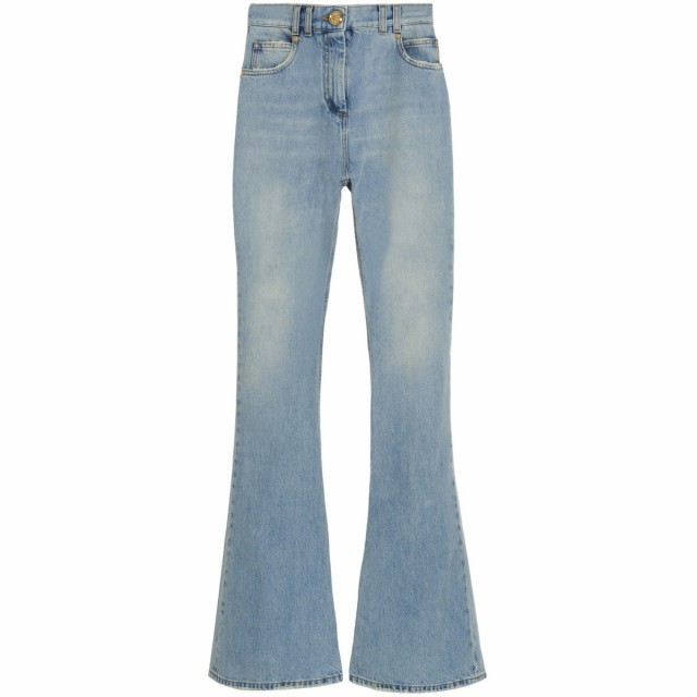 BALMAIN バルマン Light Blue Bootcut jeans デニム レディース 春夏2022 XF1MJ025DB536FC 【関税・送料無料】【ラッピング無料】 ju