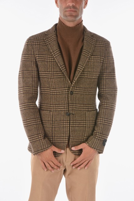 ERMENEGILDO ZEGNA エルメネジルド ゼニア Fantasia a quadri, Marrone ジャケット 1XNPG0 289700 8 メンズ ZZEGNA GLEN CHECKERED 2-BUT