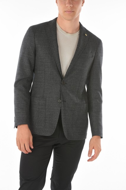 CORNELIANI コルネリアーニ Gray ジャケット 89XR47-0286243-014 メンズ CC COLLECTION PATCH POCKET RIGHT VIRGIN WOOL BLAZER 【関税・