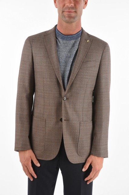 CORNELIANI コルネリアーニ Beige ジャケット 89XR47 9286287 030 メンズ CC COLLECTION VIRGIN WOOL SIDE VENTS RIGHT 2-BUTTON BLAZER