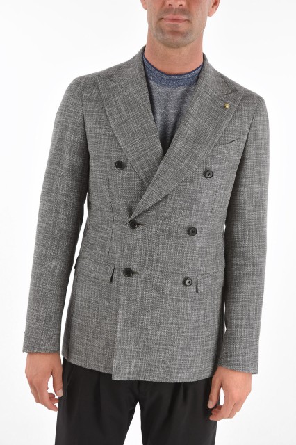 CORNELIANI コルネリアーニ Gray ジャケット 89XZ90 1286935 013 メンズ CC COLLECTION SIDE VENTS NOTCH LAPEL FLAP POCKET REWARD DOUB