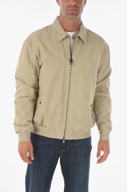 ERMENEGILDO ZEGNA エルメネジルド ゼニア Beige ジャケット ZZ070 VY034 N03 メンズ ZZEGNA FULL ZIP SOLID COLOR OUTERWEAR JACKET 【