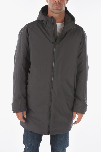 ERMENEGILDO ZEGNA エルメネジルド ゼニア Anthracite ジャケット ZZ134 VY050 K08 メンズ ZZEGNA PADDED JACKET WITH HOOD 【関税・送料