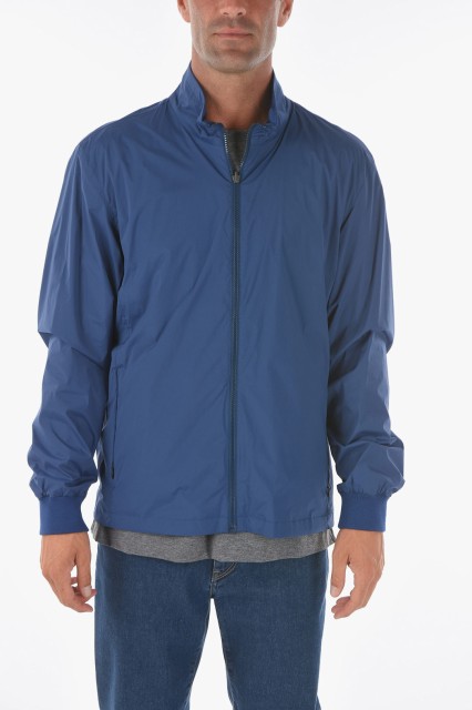 ERMENEGILDO ZEGNA エルメネジルド ゼニア Blue ジャケット ZZT052 VY044 B07 メンズ ZZEGNA SOLID COLOR REVERSIBLE OUTERWEAR JACKET