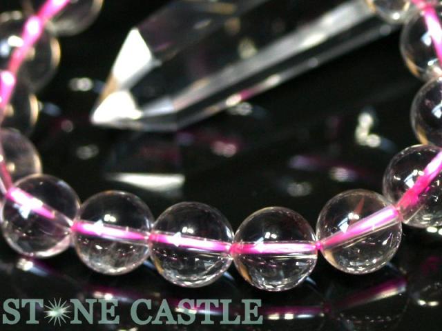 第1位獲得 高級一点物 天然石 ブレスレット ピンクエンジェルラダークォーツ 約11 5 12mm No 04 鑑別済 ケース付 パワーストーン 母の 輝く高品質な Olsonesq Com