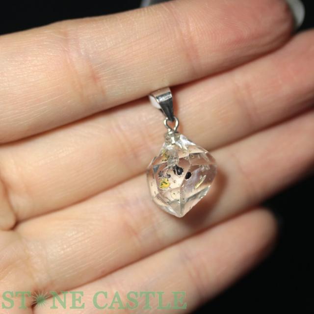 じられてき ペンダント一点物 ハーキマーダイヤモンド Pay マーケット 石流通センター
