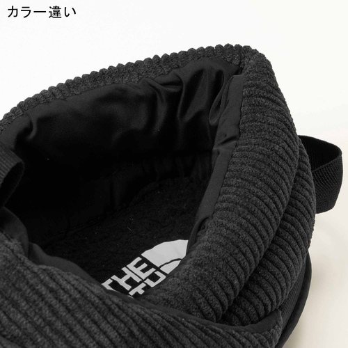 ノースフェイス THE NORTH FACE メンズ スリッポン ヌプシ ミュール コーデュロイ ミリタリーオリーブ×ブラック NF02272