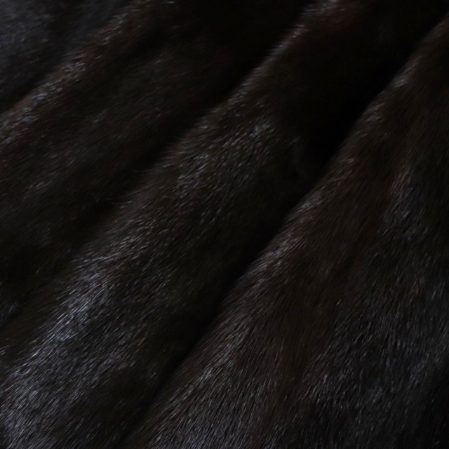 極美品 MINK ミンク 本毛皮ジャケット/ショートコート ダークブラウン 毛質艶やか・柔らか の通販はau PAY マーケット - 衣類