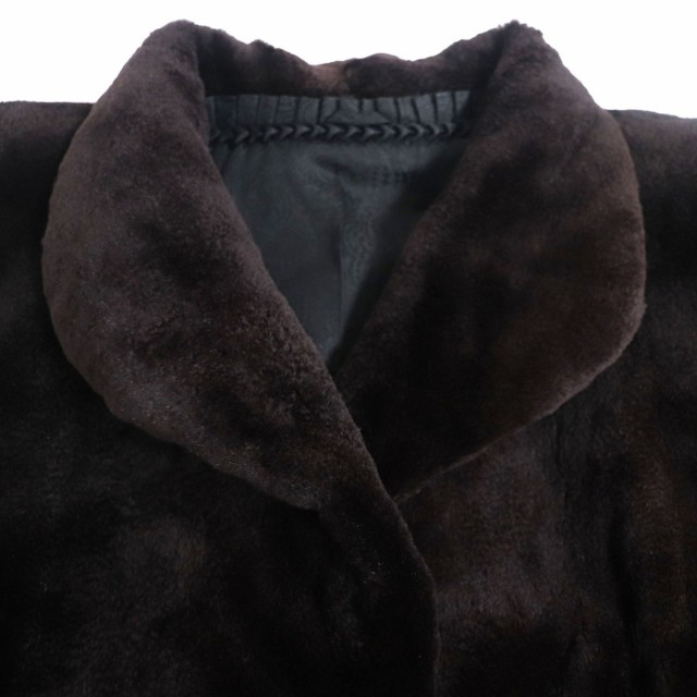 極美品☆LUPIAN FUR ルピアンファー MINK ミンク 本毛皮セミロング