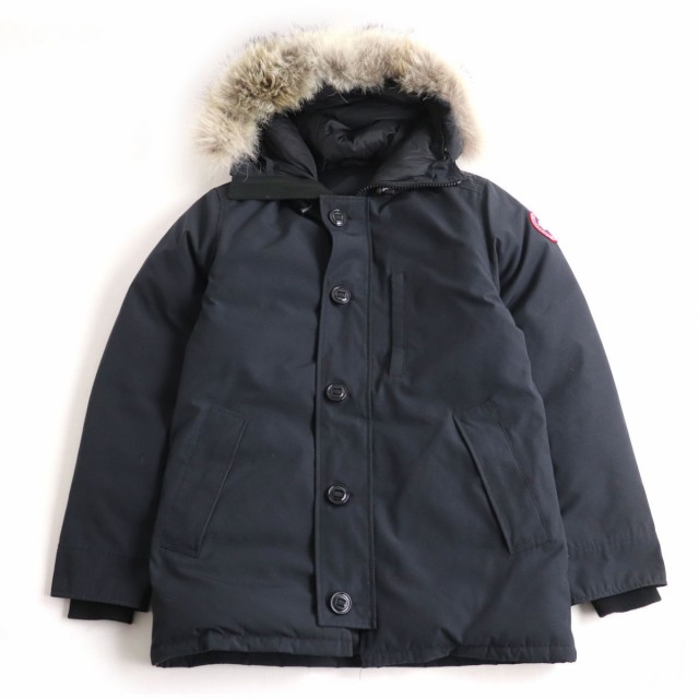 美品□カナダグース 3426MA CHATEAU PARKA/シャトー FUSION FIT フーデッド WZIP ダウンジャケット/コート ネイビー L カナダ製 国内正規