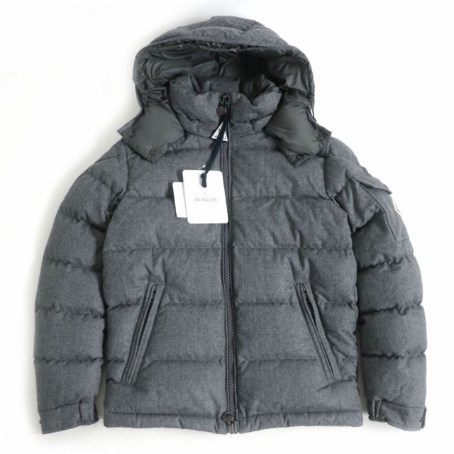 未使用品□18-19AW MONCLER/モンクレール MONTGENEVRE GIUBBOTTO/モンジュネーブル フーデッド WZIP ダウンジャケット グレー 0 国内正規