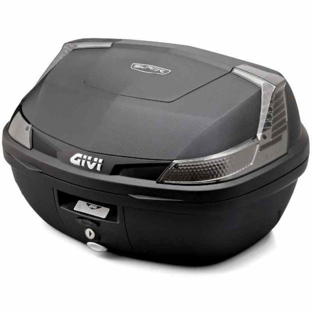 GIVI (ジビ) バイク用 リアボックス 56L 未塗装ブラック(カーボン調パネル) スモークレンズ モノキーケース MAXIA4 V56 通販 