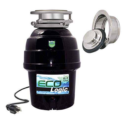 新品Eco Logic EL-9-DS-PC 9 デラックスデザイナーシリーズ 食品廃棄物ディスポーザー3ボルト ポ