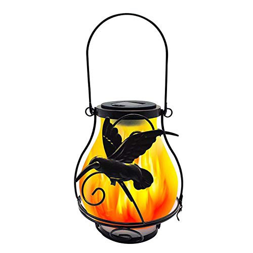 贅沢屋の 新品送料無料JHJHG 安い購入 Outdoor Hanging Metal Solar Lights Flame Flickering Garden Decorative Lantern Waterproof