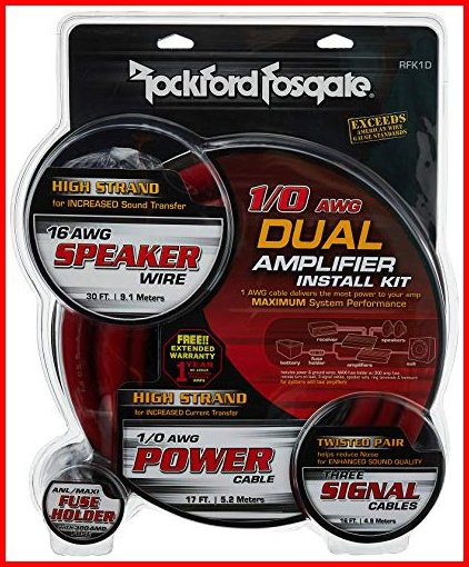 Rockford Fosgate RFK1D デュアルアンプコンプリートキット並行輸入品