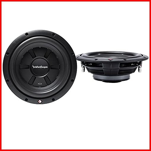 Rockford Fosgate R2SD4-10 10 800W 4-Ohm R2 Car Shallow DVC Subwoofers Subs with Mica-Injected Polypropylene Cone Integrate