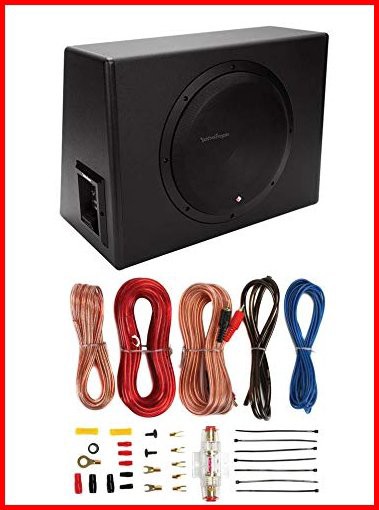 Rockford Fosgate P300-12 12 300W Sealed Powered Subwoofer Sub EnclosureAmp Kit並行輸入品