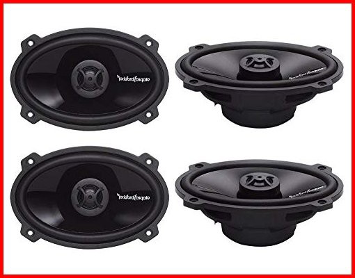 4 ROCKFORD FOSGATE P1462 4x6 280W 2-Way Full Range PUNCH Car Audio Speakers並行輸入品