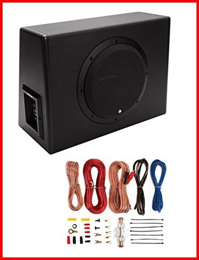 Rockford Fosgate P300-10 10 300W Sealed Powered SubwooferSub EnclosureAmp Kit並行輸入品