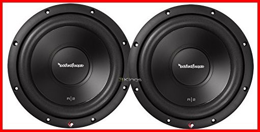 Rockford Fosgate R2SD4-10 400W 10インチ デュアル 4オーム 浅いマウントサブウーファー並行輸入品