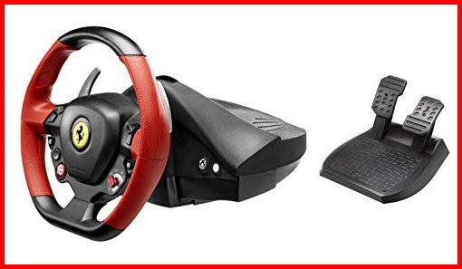 Thrustmaster Ferrari 458 Spider Racing Wheel and The Crew Xbox One Bundle並行輸入品