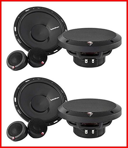 Set of 2 P165-SI Rockford Fosgate 65-Inches 240W 2-Way Car Audio Component Speaker System並行輸入品