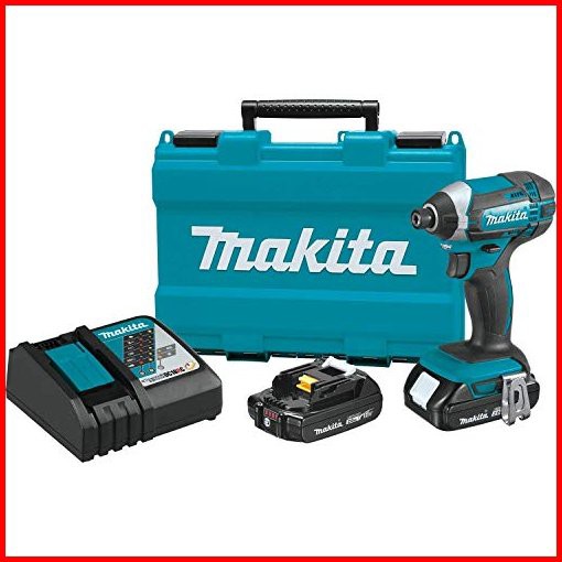 Makita XDT11R 18V Compact Lithium-Ion Cordless Impact Driver Kit Teal並行輸入品