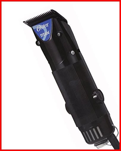 OVERSEAS USE ONLY Oster Titan Model 076076-410 Detachable Blade Heavy Duty Clipper with ACUPWR TM Plug Kit - Lifetime War