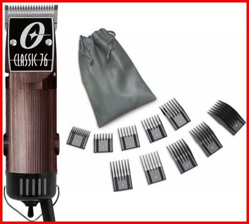 New Oster Classic 76 Wood Wooden Color Limited Edition Hair Clipper10 PC Comb Set並行輸入品