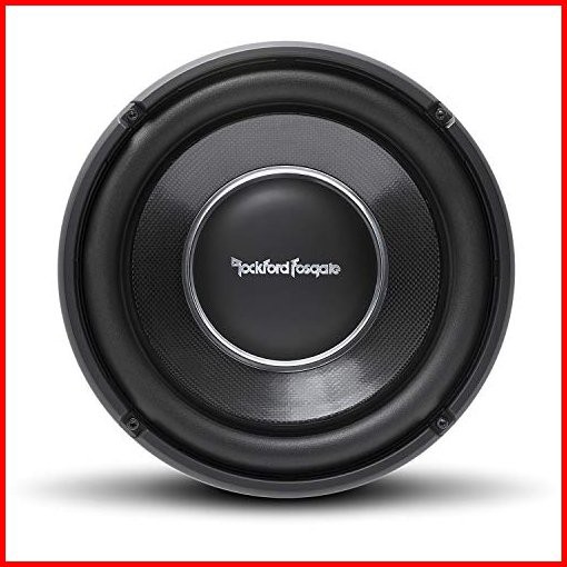 Rockford Fosgate T1S2-12 パワー 12インチ T1 スリム シングル 2オーム サブウーファー並行輸入品