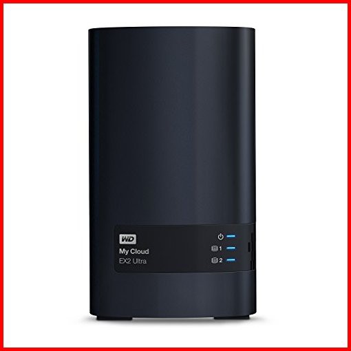 WD Diskless My Cloud EX2 Ultra Network Attached Storage - NAS - WDBVBZ0000NCH-NESN並行輸入品