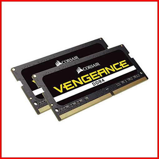 CORSAIR DDR4 SO-DIMM メモリモジュール VENGEANCE SO-DIMM シリーズ 16GB2枚キット CMSX32GX4M2A2666C18並行