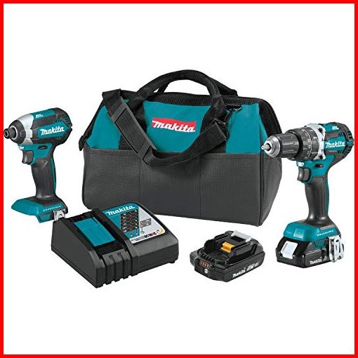 Makita XT269R 18V LXT Lithium-Ion Compact Brushless Cordless 2-Pc Combo Kit 20Ah Blue並行輸入品