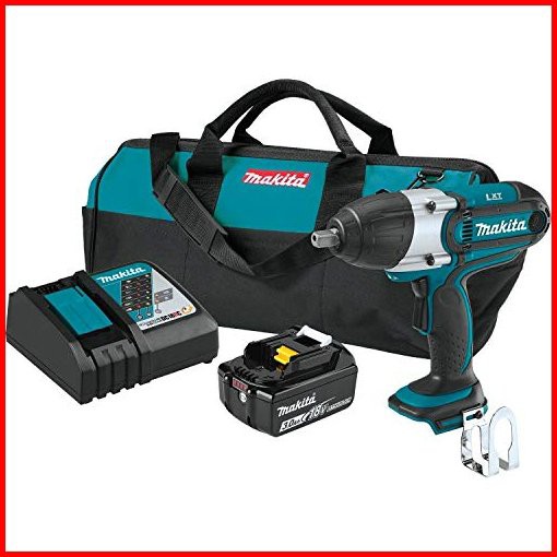 Makita XWT041X 30Ah 18V LXT Lithium-Ion Cordless 12 Square Drive Impact Wrench Kit並行輸入品