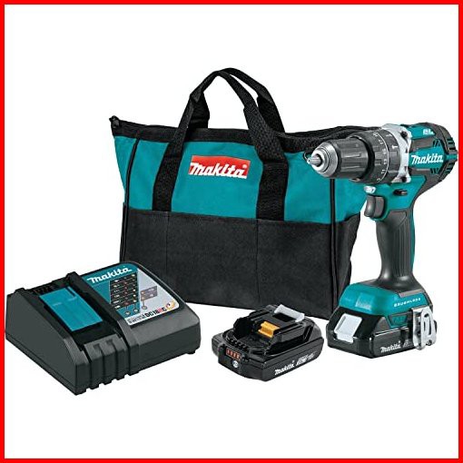 Makita XPH12R 18V LXT Lithium-Ion Compact Brushless Cordless 12 Hammer Driver-Drill Kit 20Ah並行輸入品