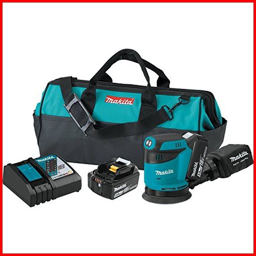 Makita XOB01T 18V LXT Lithium-Ion Cordless 5 Random Orbit Sander Kit 50Ah並行輸入品