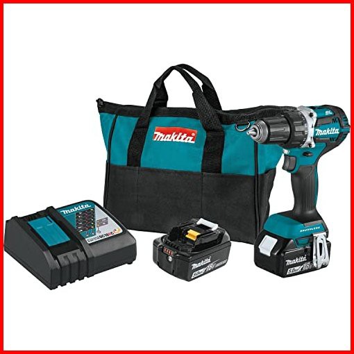 Makita XFD12T 50 Ah 18V LXT Lithium-Ion Compact Brushless Cordless 12 Driver-Drill Kit並行輸入品