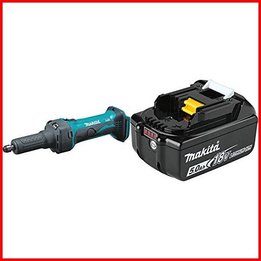 Makita XDG01Z 18-Volt LXT Lithium-Ion Cordless 14 Die Grinder with BL1850B 18-Volt 50Ah LXT Lithium-Ion Battery並行