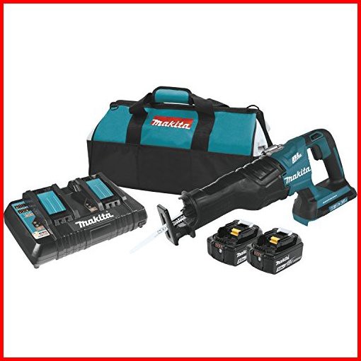 Makita XRJ06PT 18V x2 LXT Lithium-Ion 36V Brushless Cordless Recipro Saw Kit 50Ah並行輸入品