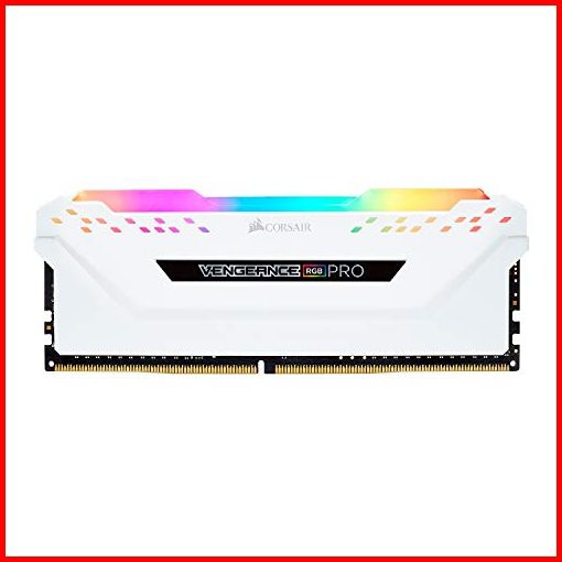 CORSAIR DDR4-3200MHz デスクトップPC用 メモリモジュール VENGEANCE RGB PRO シリーズ ホワイト 16GB 8GB