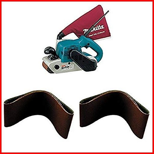 Makita 9403 4-Inch x 24-Inch Belt Sander 4-Inch x 24-Inch Abrasive Belt 80 Grit 10pk 4-Inch x 24-Inch Abrasive Belt 10