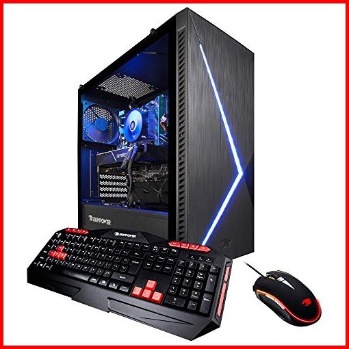 iBUYPOWER Elite Gaming PC Computer Desktop N27B 067i Intel i7-8700 32GHz NVIDIA Geforce RTX 2060 6GB 8GB DDR4-2666 RAM 1