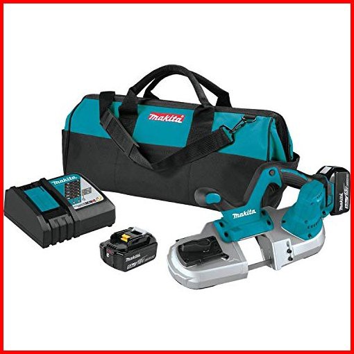 Makita XBP03T 18V LXT Lithium-Ion Cordless Compact Band Saw Kit 50Ah並行輸入品